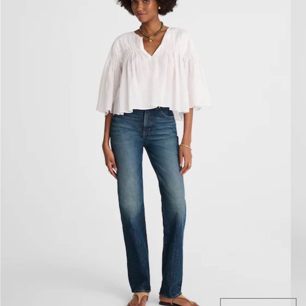 Madewell longline straight jeans NWT 28 tall